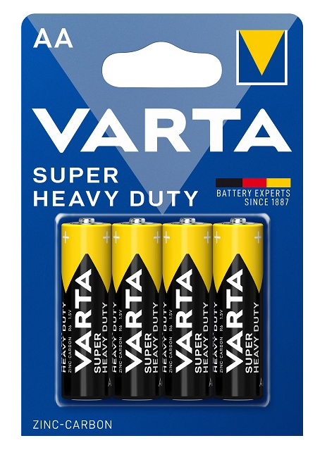 Paristot VARTA Super Heavy Duty AA 4 kpl